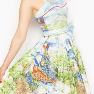 Bernie Dexter Varick Koi Kite Sundress Size X-Large Cotton